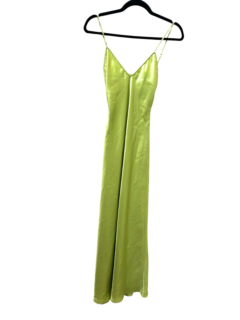ZARA Satin Strappy Open Back Slip Maxi Dress - Picture 7 of 9